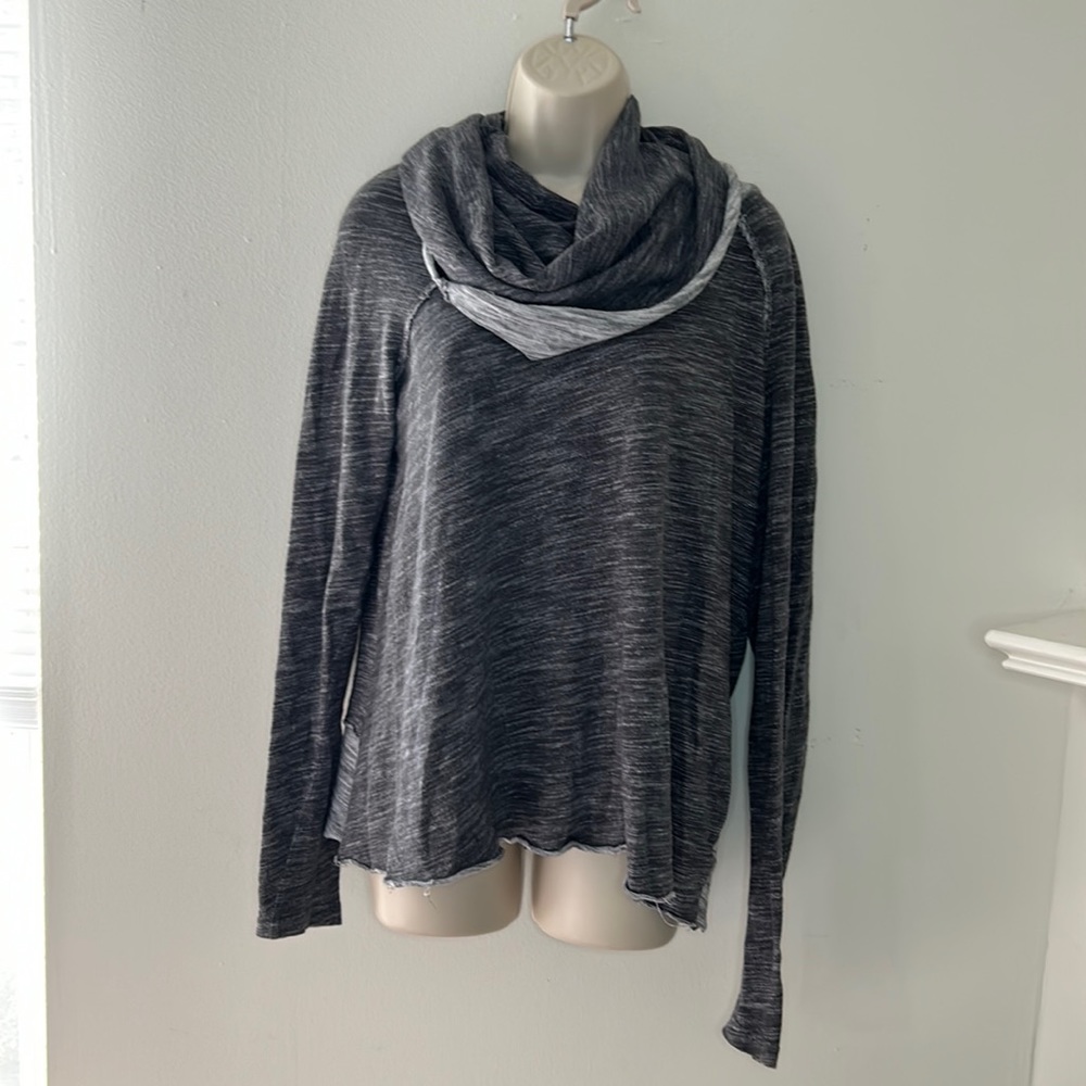 Free People Beach Cocoon Cowel Neck Shirt